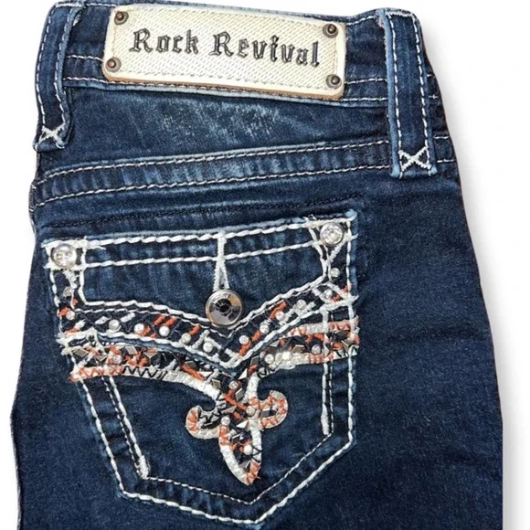 Rock Revival Nicci 27 Dark wash jeans